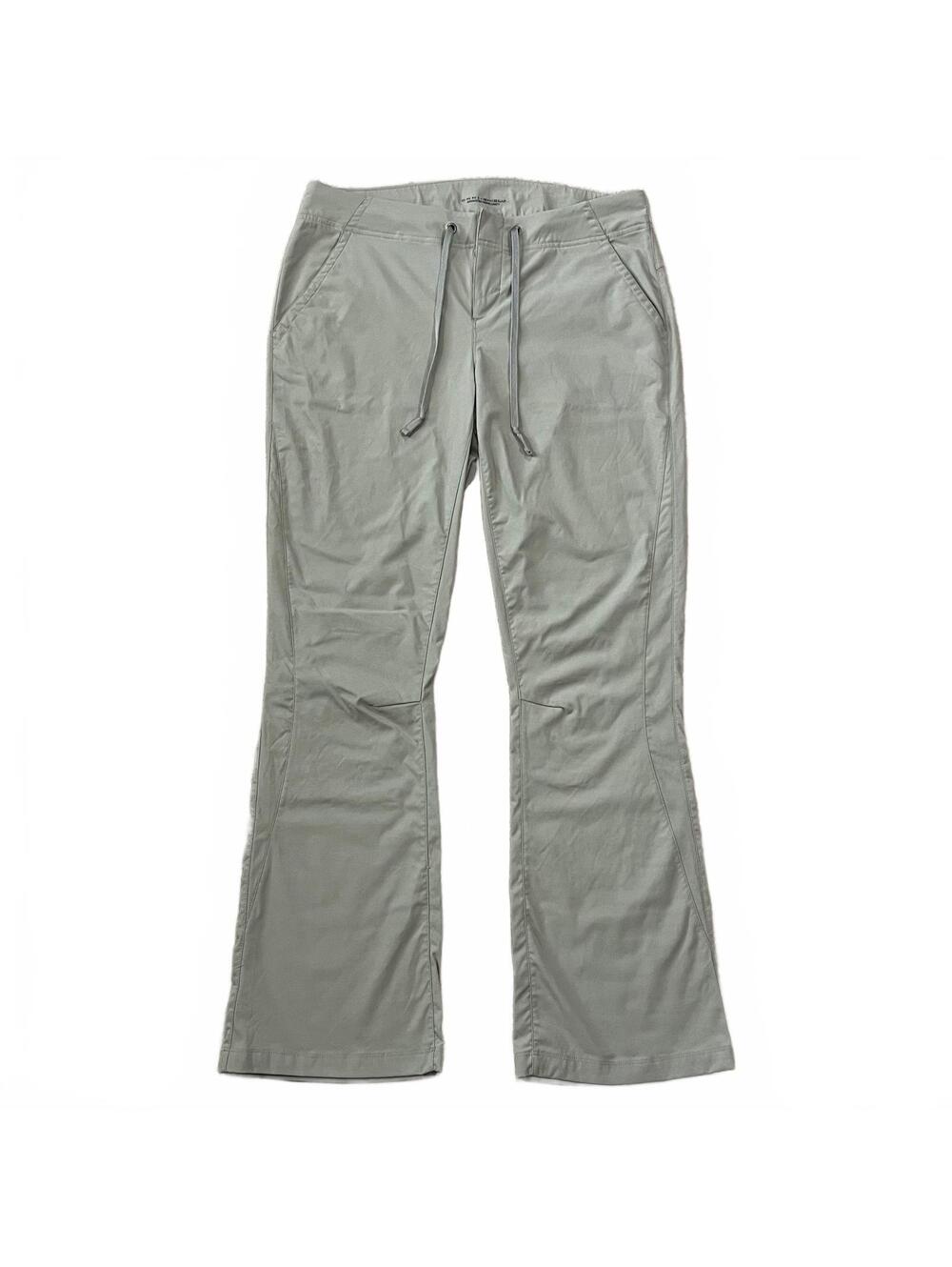 Columbia Womens Anytime Outdoor Boot Cut Pants Khaki Beige Size 8 Short